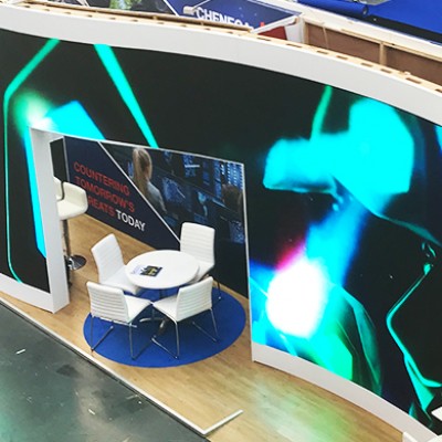 Curved LED screen
